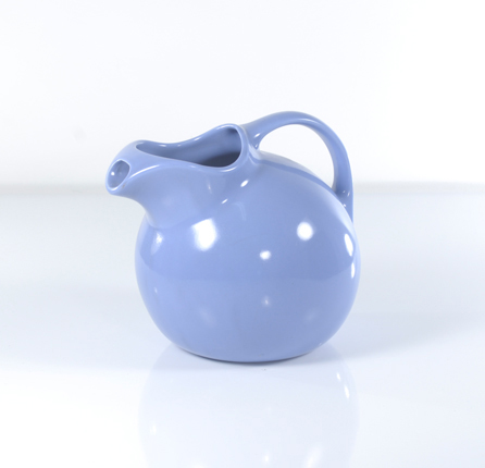 Vintage Hall ceramic Ball pitcher in cadet blue