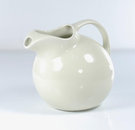 Vintage Hall ceramic Ball pitcher in ivory